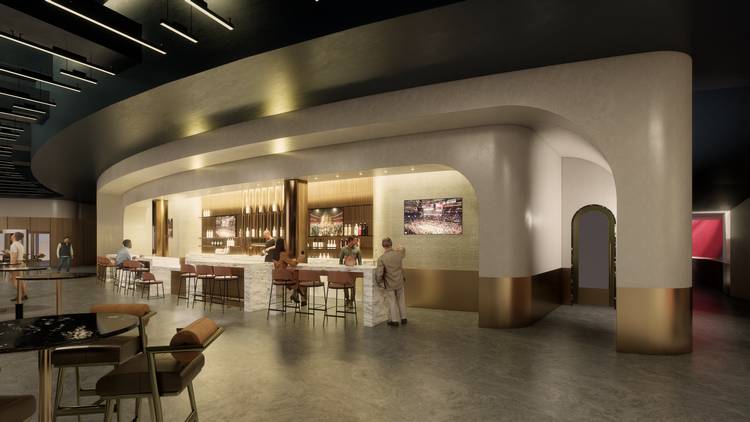 Cosm Cleveland bar rendering.